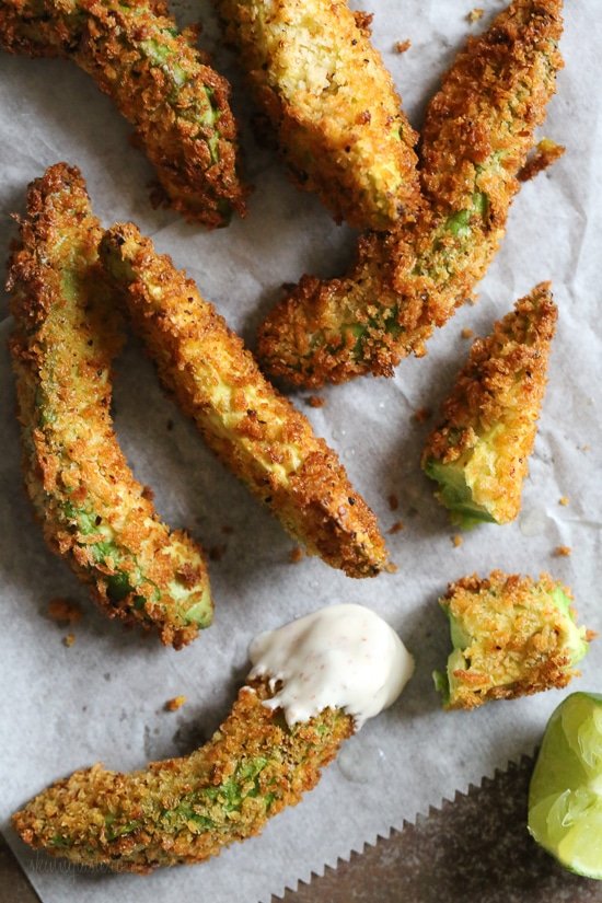avocado fries with lime dipping sauce recipe