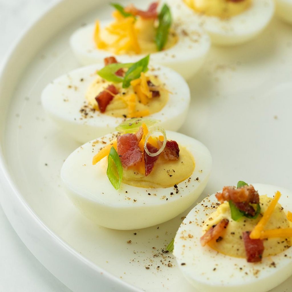 bacon cheddar deviled eggs recipe