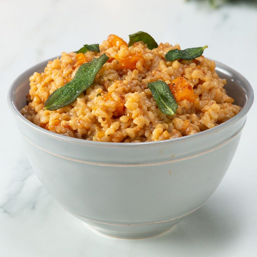 baked butternut squash “risotto” recipe