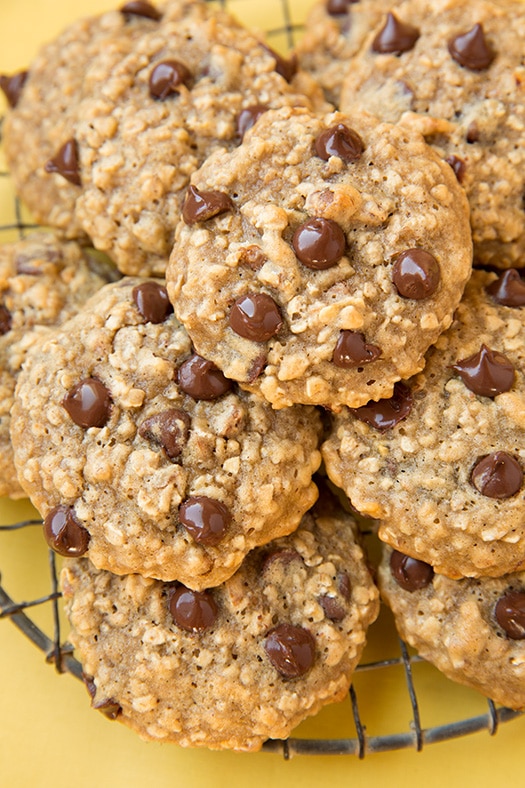 banana oatmeal chocolate chip cookies recipe