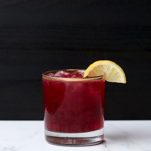 blueberry lemon bourbon smash recipe