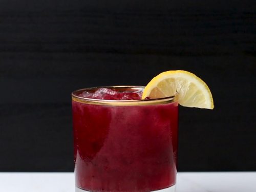 blueberry lemon bourbon smash recipe