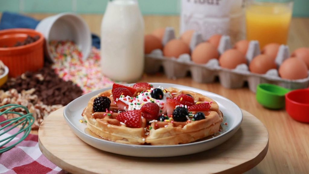 breakfast waffle: the expert brunch-er recipe