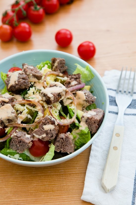 cheeseburger salad recipe