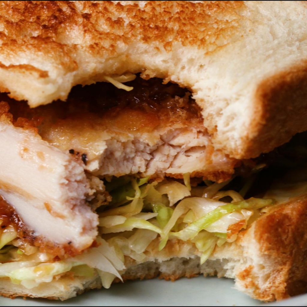 chicken katsu sandwiches as made by hitomi’s mom recipe