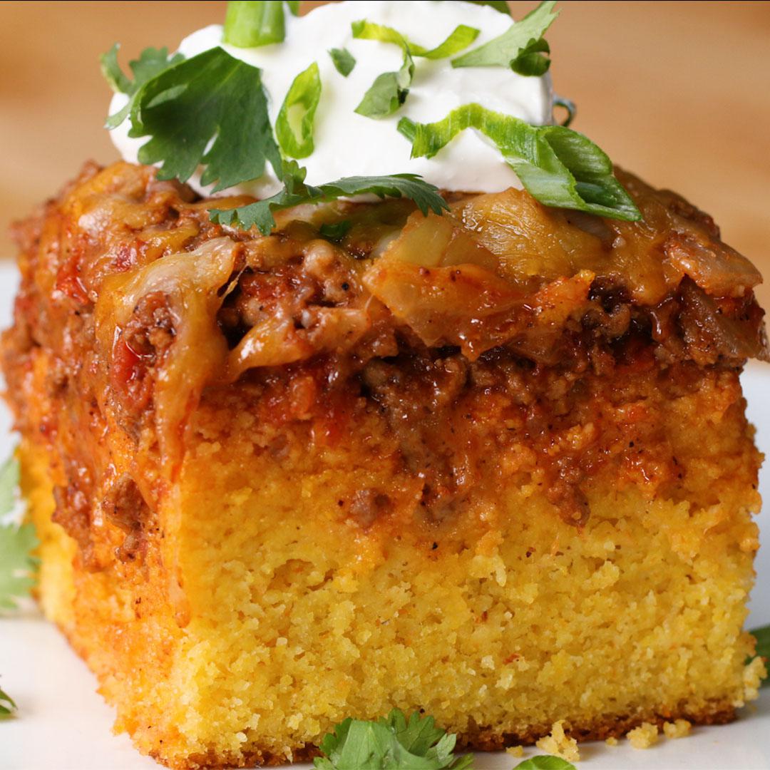 ChiliCheese Cornbread Poke Cake Recipe