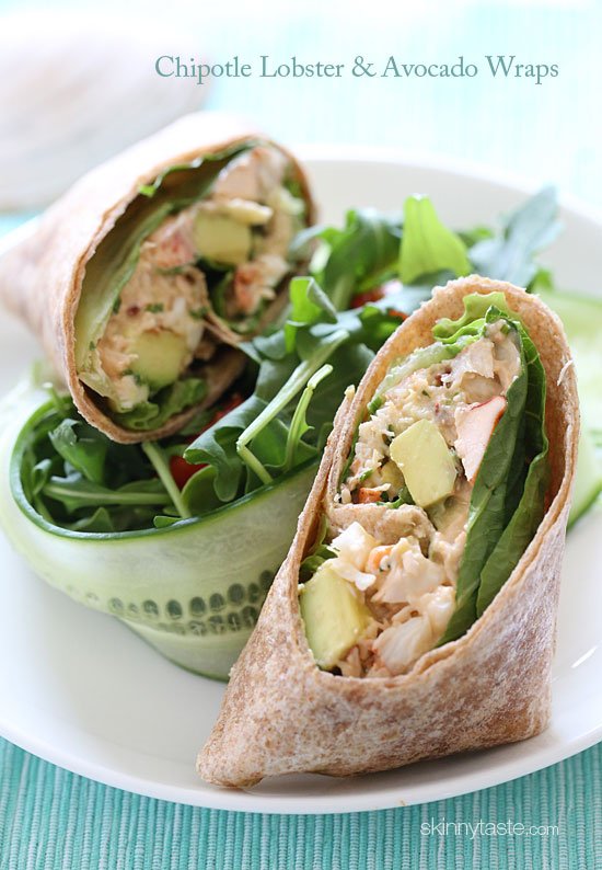 chipotle lobster avocado wrap recipe