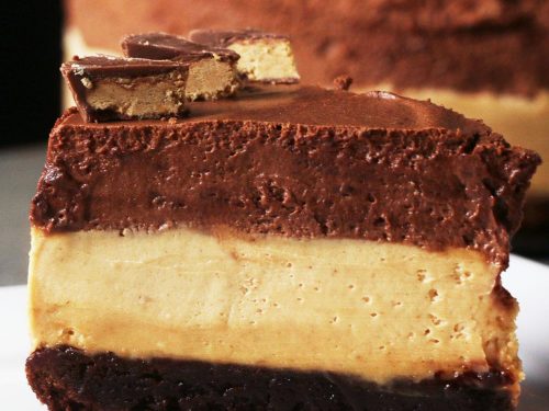 chocolate peanut butter mousse 'box' cake recipe