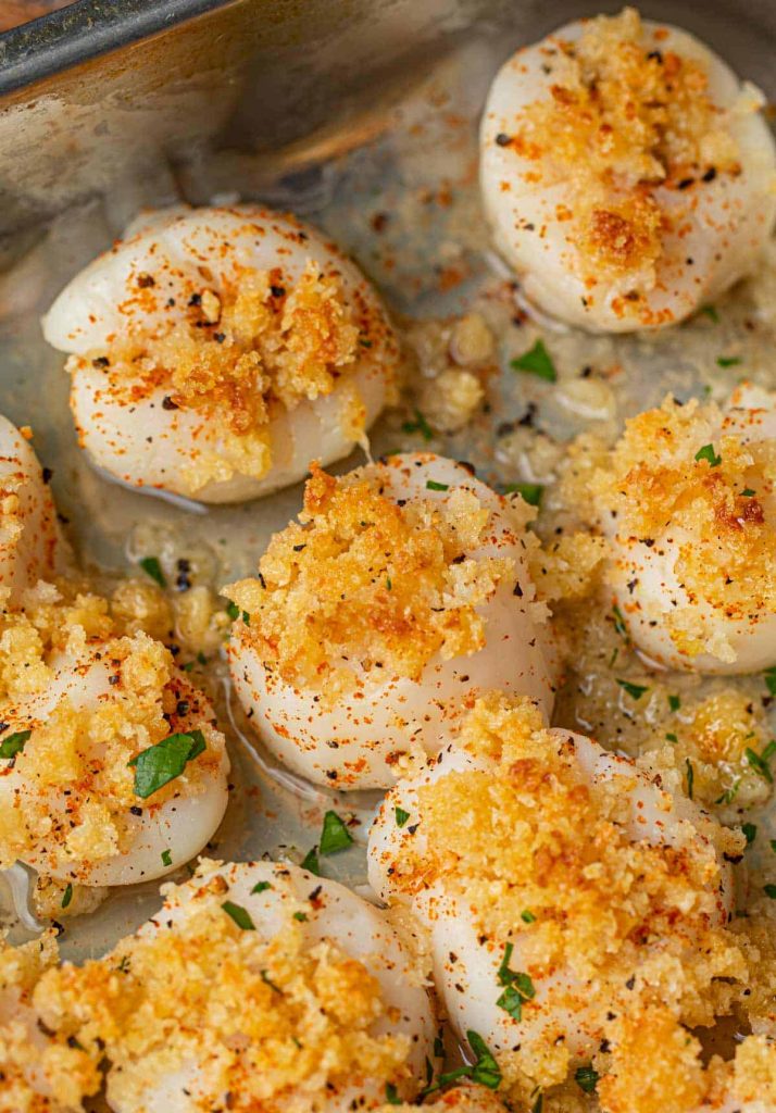 crispy baked scallops recipe