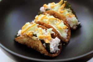 crispy california roll tacos recipe