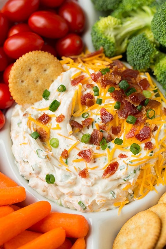 easu ranch dip {with bacon and cheddar} recipe