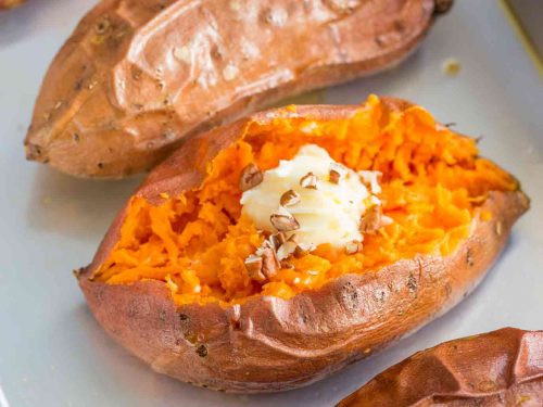 easy baked sweet potatoes recipe