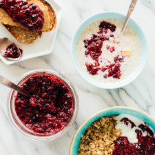 easy berry chia seed jam recipe