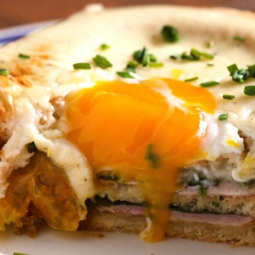 Egg-In-Hole Layered Breakfast Bake Recipe | Recipes.net