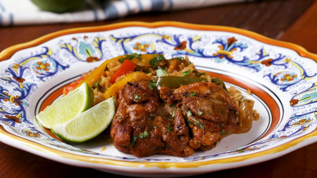 fajita chicken and rice dinner recipe