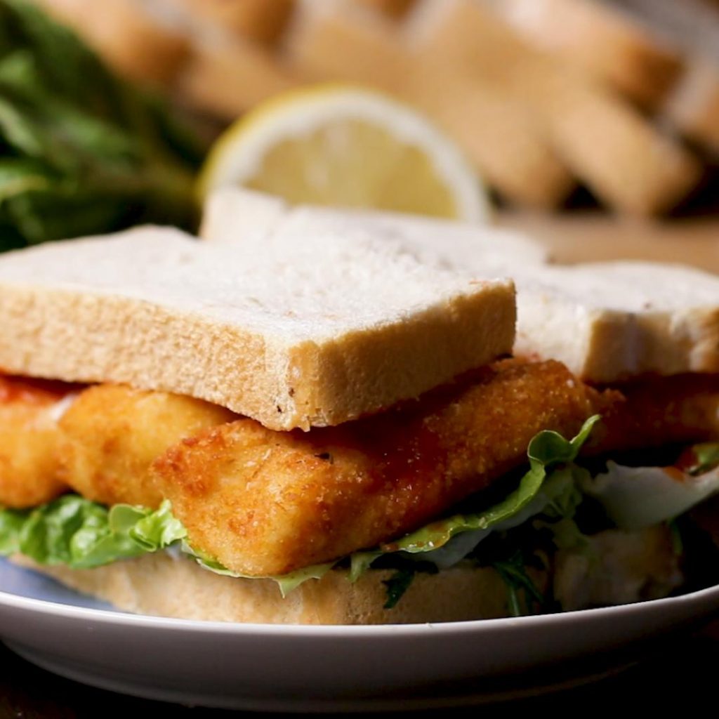 fancy af fish finger sandwich recipe
