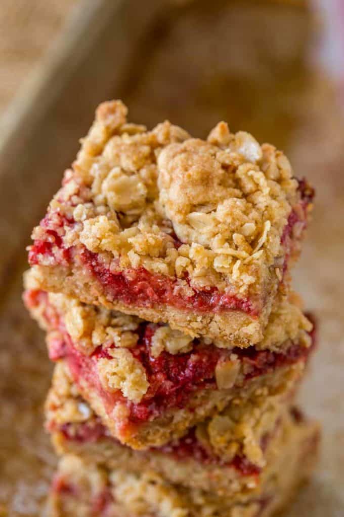 fresh strawberry crumb bars recipe