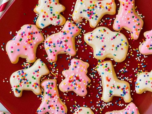 frosted circus animal cookies recipe