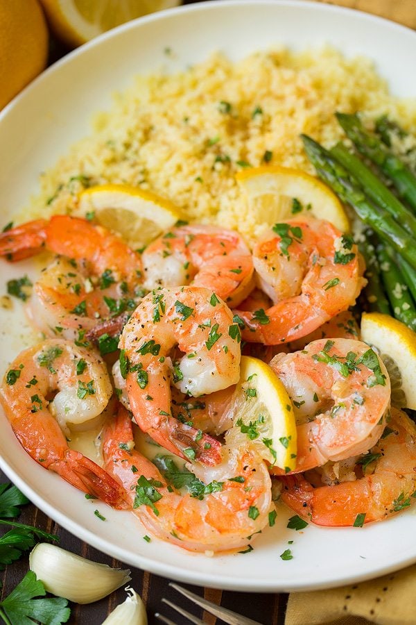 garlic lemon butter shrimp recipe