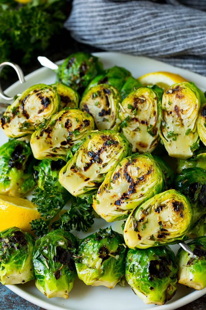 grilled seasoned brussels sprouts recipe
