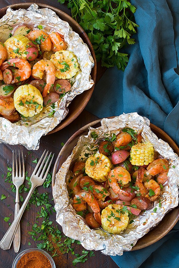grilled shrimp boil packets recipe