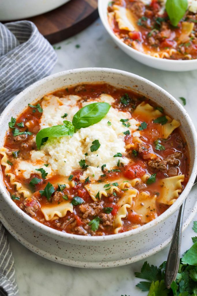 lasagna soup recipe