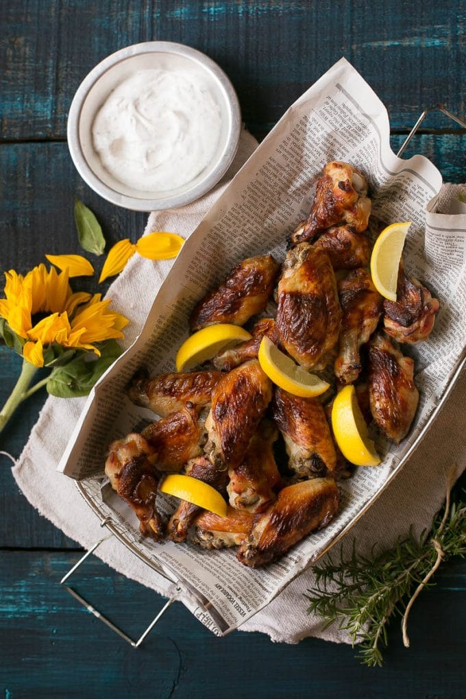 lemon chicken wings recipe