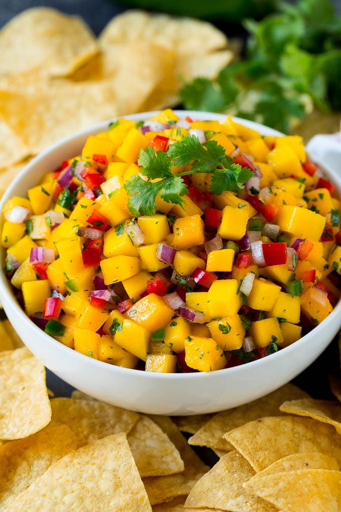 pineapple mango jalapeÃ±os honey cilantro salsa recipe