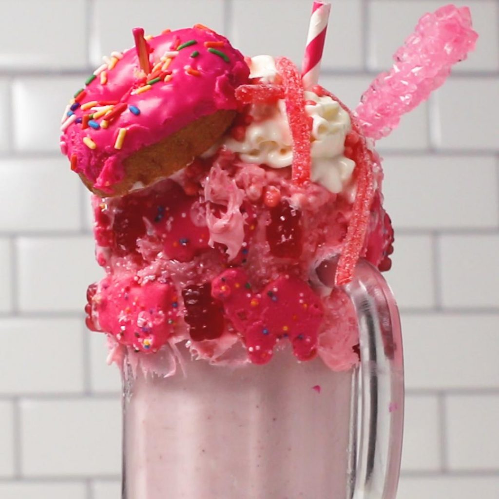 mean girls pink milkshake as made by jonathan bennett recipe