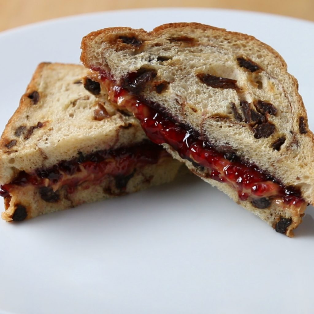 Traditional PB&J with Raisins Recipe