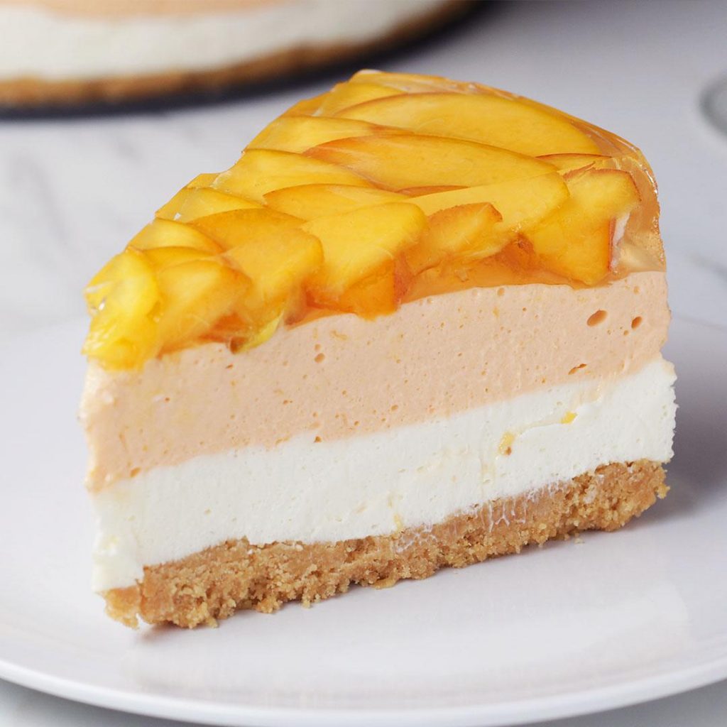 peaches ‘n’ cream cheesecake recipe