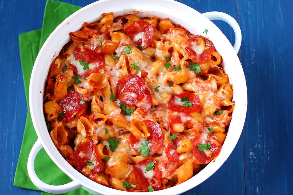 pepperoni pasta bake recipe