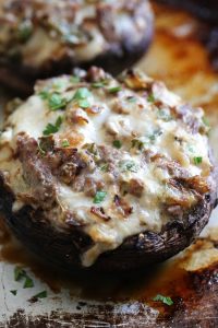 philly cheesesteak stuffed portobello mushrooms recipe