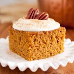 pumpkin bars with fluffy cream cheese frosting recipe