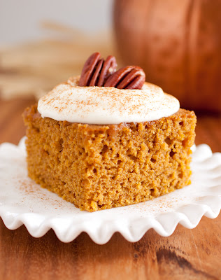 pumpkin bars with fluffy cream cheese frosting recipe