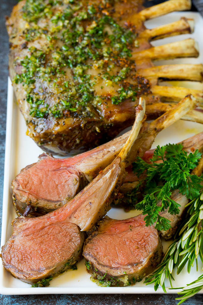 rack of lamb with garlic and rosemary recipe