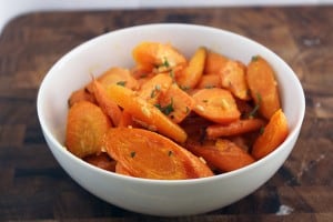 roasted ginger and garlic carrots recipe