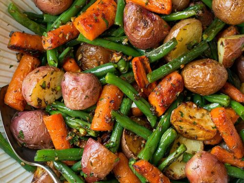roasted vegetables with garlic and herbs recipe