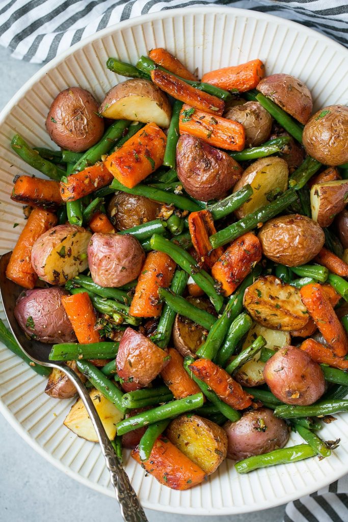 roasted vegetables with garlic and herbs recipe