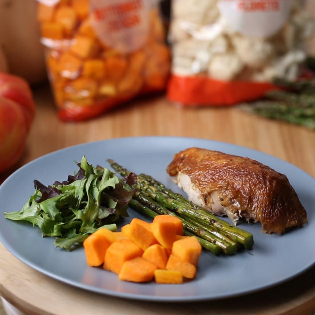 rotisserie chicken dinner: coop, there it is! recipe