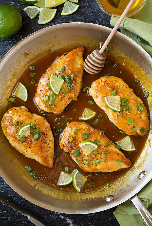 skillet honey-lime chicken recipe