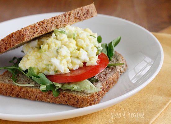 skinny low-yolk egg salad recipe