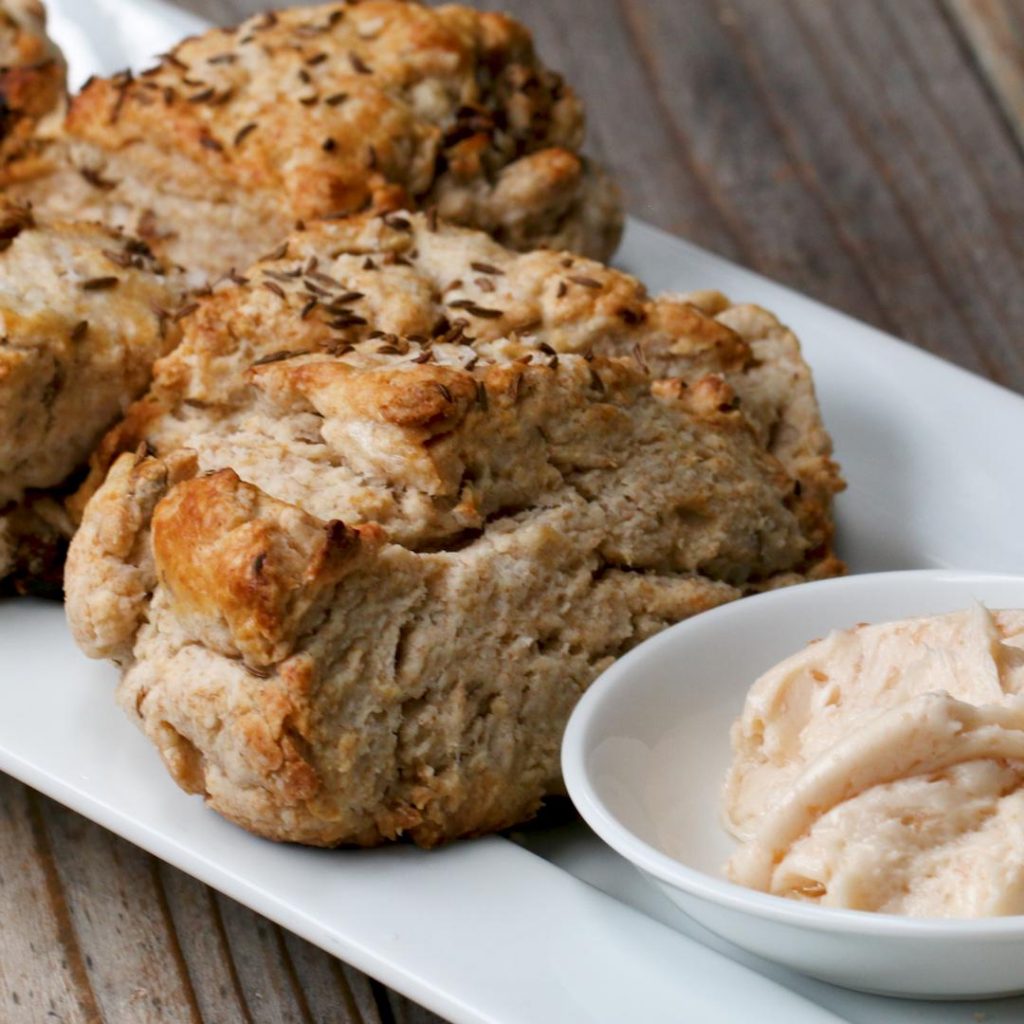 soda bread scones with irish whiskey butter recipe