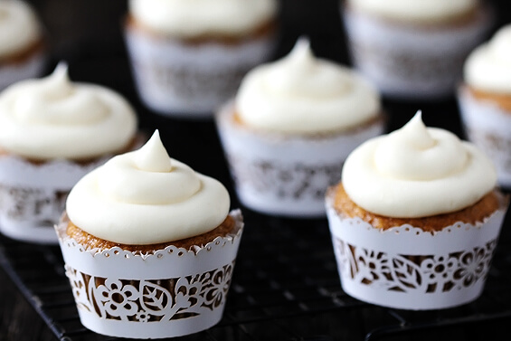 spiced butternut squash cupcakes with maple cream cheese frosting recipe
