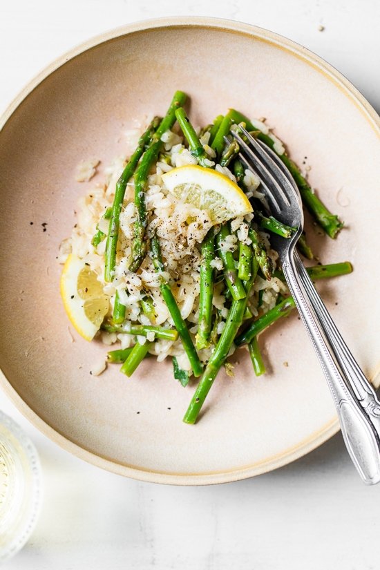 spring asparagus risotto recipe