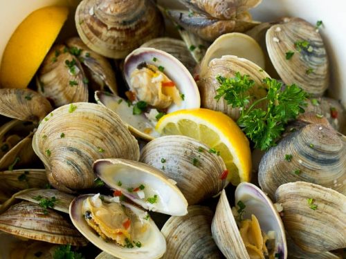 Steamed Clams with Garlic Butter Recipe