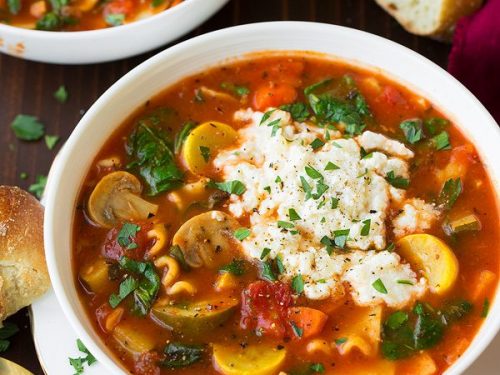 vegetable lasagna soup recipe