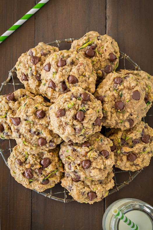 zucchini oatmeal chocolate chip cookies recipe