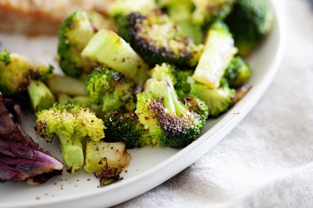 charred skillet broccoli recipe
