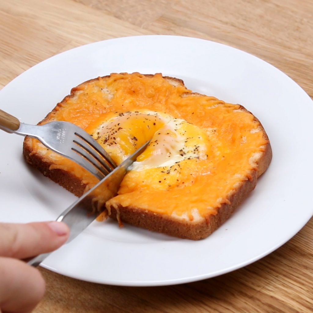 cheesy egg toast perfect for breakfast recipe